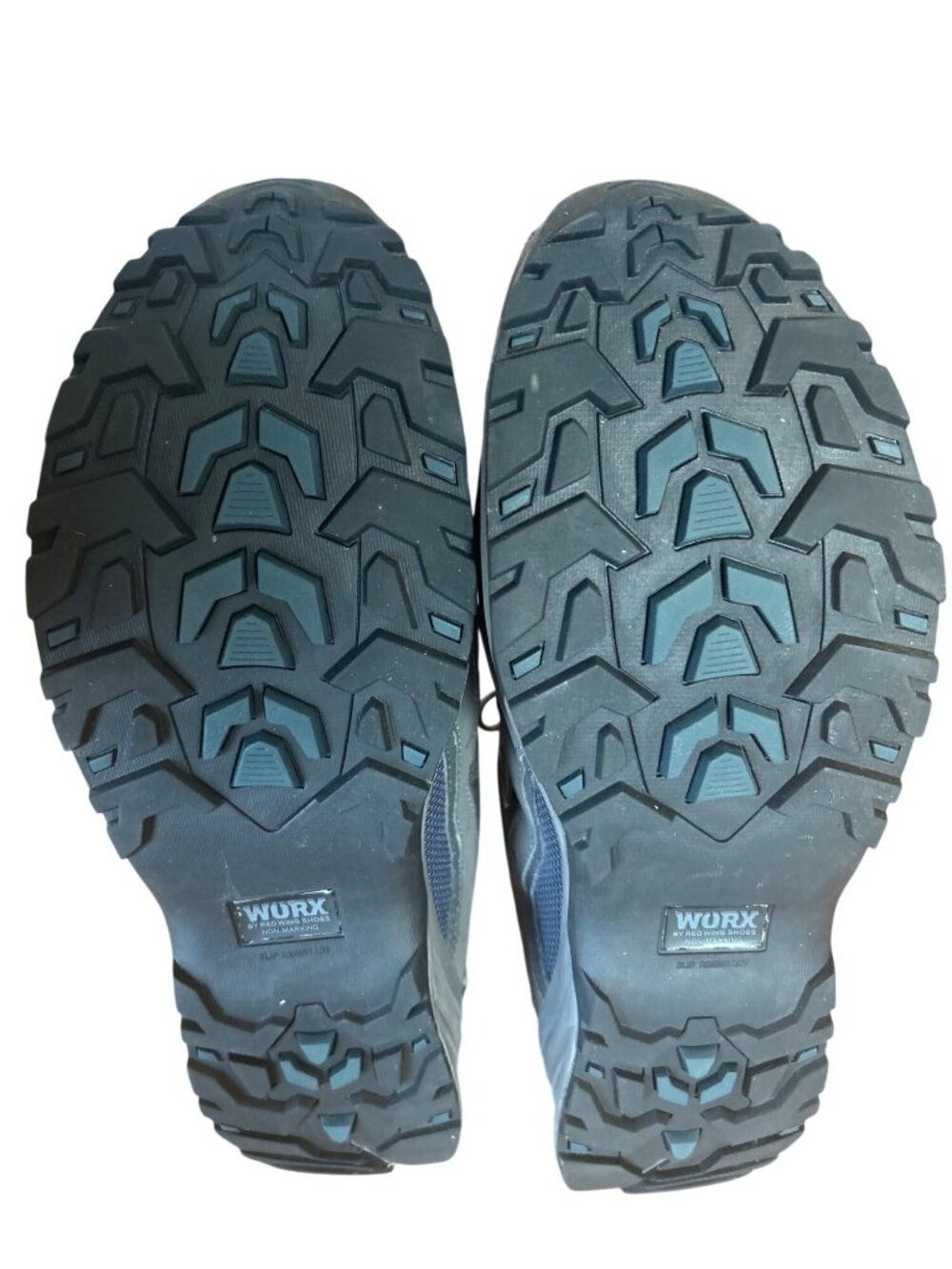 Worx Red Wing Safety Toe Work Shoes Sneakers Gray Blue Men's 14W2 EH Lightweight - Picture 10 of 11